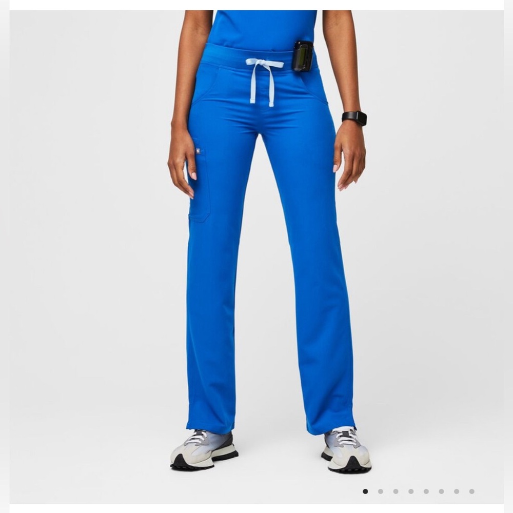 Figs Kade Cargo Scrub Pant - Royal Blue